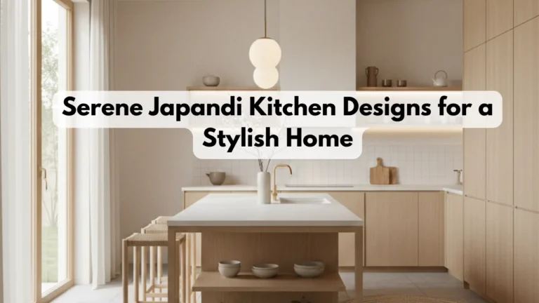 Serene Japandi Kitchen Designs for a Stylish Home