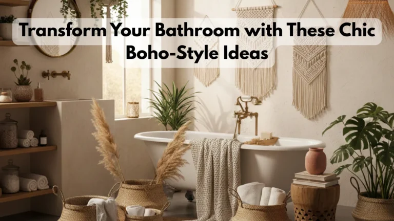 Transform Your Bathroom with These Chic Boho-Style Ideas